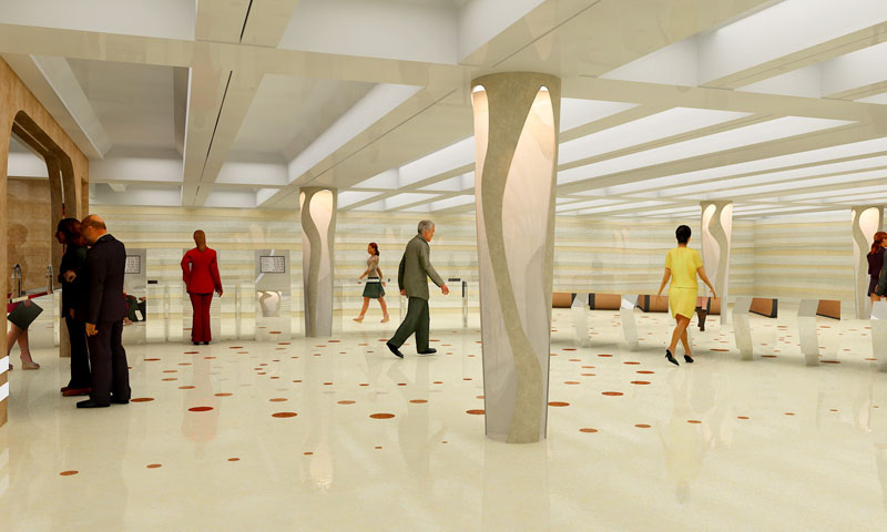 Bakı metrosunun "Avtovağzal" stansiyası necə olacaq? - FOTO