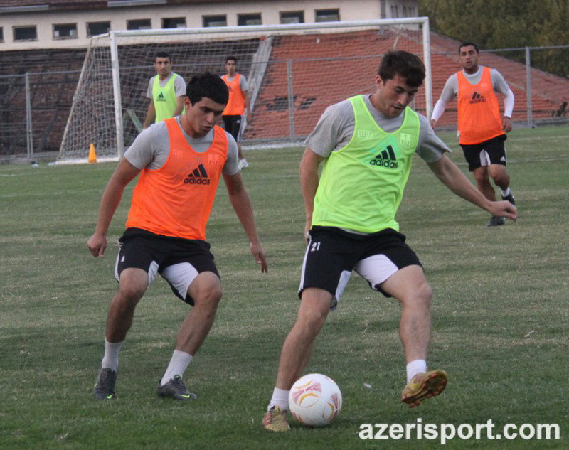 "Neftçi" "Partizan"a qarşı ilk məşqinə çıxdı - FOTO