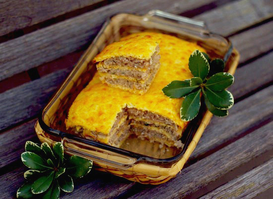 Günün təamı: toyuqlu qat-qat piroq - FOTO