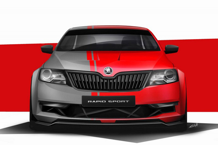 Skoda yeni Rapid hazırlayır - FOTO