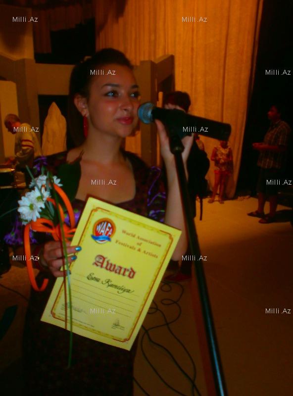 Azərbaycanlı müğənni beynəlxalq festivalda - FOTO