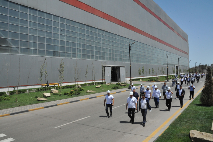 “Baku Steel Company” əsaslı yenidənqurmadan sonra istehsalı dörd dəfə artırıb - FOTO