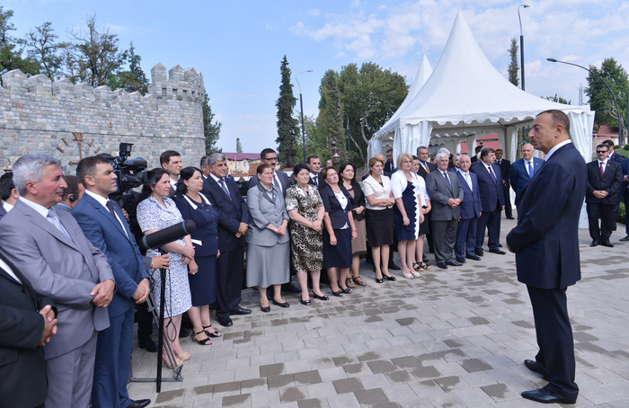 Prezident İlham Əliyev: "Biz bütün dövrlərdə, müstəqilliyin son 20 ili ərzində inamla irəliyə gedirik, öz gücümüzü artırırıq, iqtisadiyyatımızı gücləndiririk" - YENİLƏNİB - FOTO