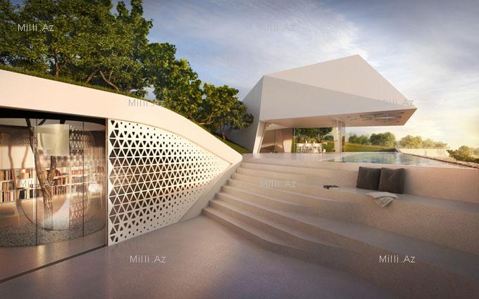 Rodos adasında bəyaz villa - FOTO