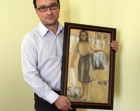 Polyak gənc tablo ilə evlənir - FOTO