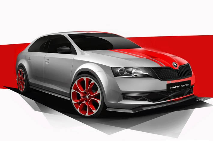 Skoda yeni Rapid hazırlayır - FOTO