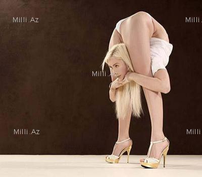 Dünyanın ən elastik qadını - FOTOSESSİYA