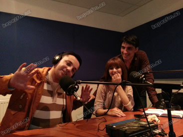 Müğənni Ayaz Qasımov Kəpəz FM-in qonağı olub - FOTO
