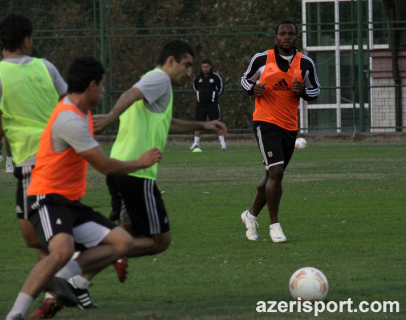 "Neftçi" "Partizan"a qarşı ilk məşqinə çıxdı - FOTO