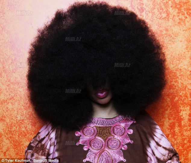 Ən uzun "afro" saçlı qadın: 128 santimetr - FOTO