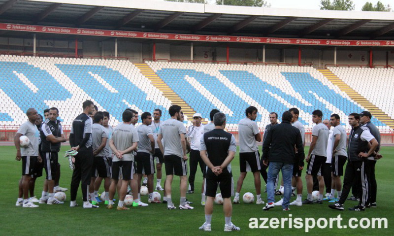 "Neftçi" "Partizan"a qarşı ilk məşqinə çıxdı - FOTO