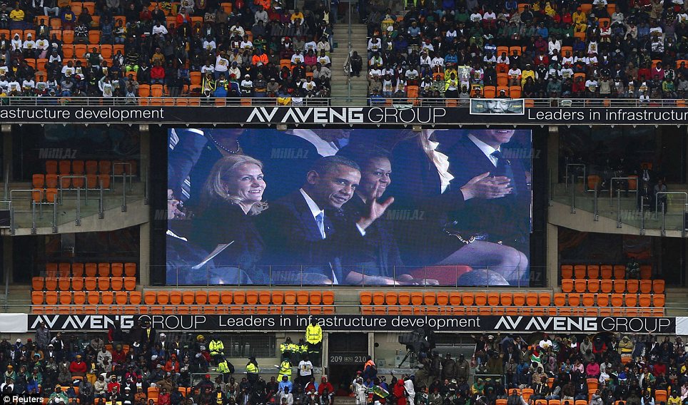 Dünya Nelson Mandela ilə vidalaşır - YENİLƏNİB - FOTO
