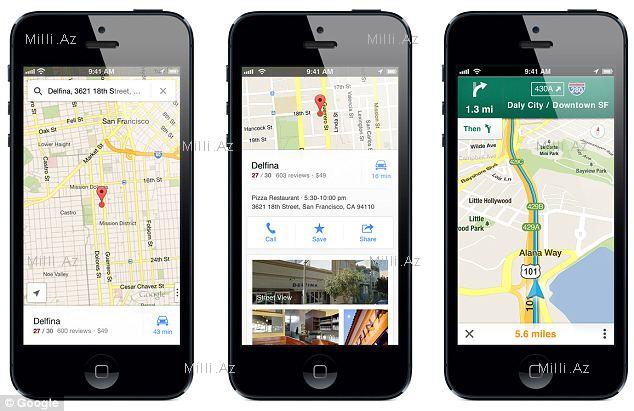 Google Maps Apple-ə qayıtdı