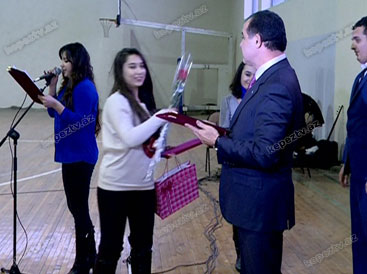 Gəncədə icra başçısı gənclərlə görüşdü - FOTO