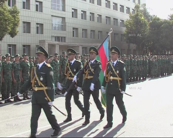 Cəlilabad rayonu Göytəpə sərhəd dəstəsində hərbi andiçmə keçirildi - FOTO
