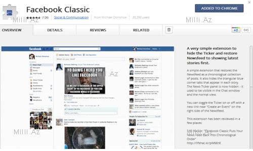 Əvvəlki Facebook-u qaytarmağın 10 yolu: Timeline-dan bezənlər üçün - FOTO
