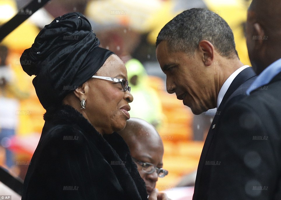 Dünya Nelson Mandela ilə vidalaşır - YENİLƏNİB - FOTO