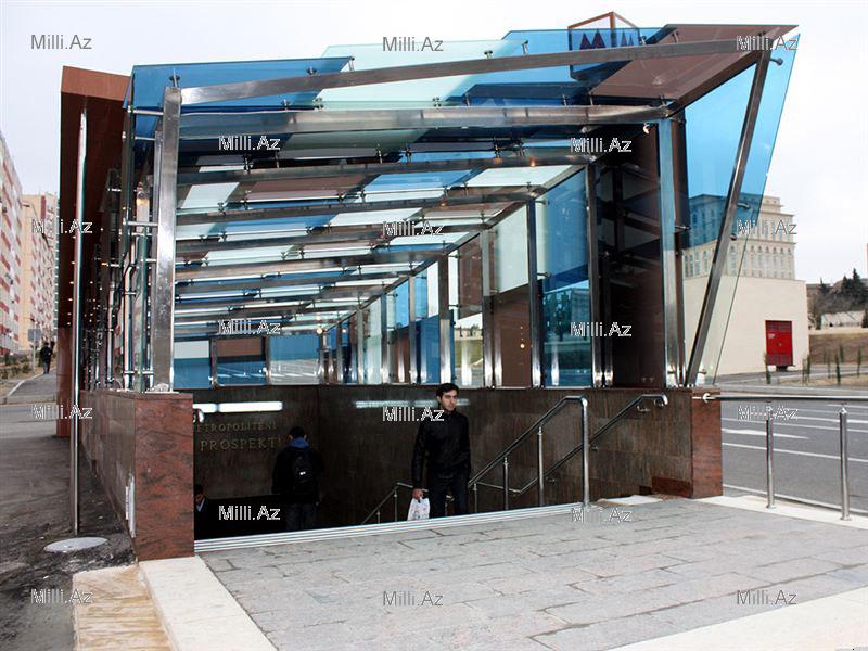 "Azadlıq prospekti" metrosunun çıxışı niyə "soyunduruldu"? - FOTO - YENİLƏNİB