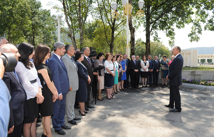 Prezident İlham Əliyev: "Biz bütün dövrlərdə, müstəqilliyin son 20 ili ərzində inamla irəliyə gedirik, öz gücümüzü artırırıq, iqtisadiyyatımızı gücləndiririk" - YENİLƏNİB - FOTO