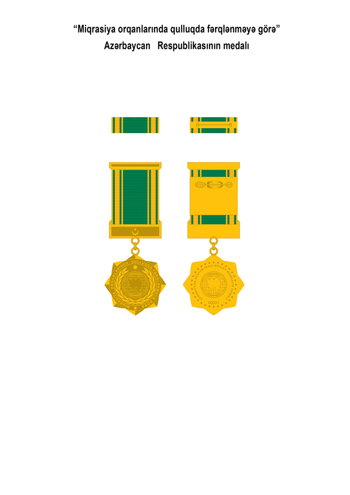 Azərbaycanda miqrasiya sahəsində çalışanlar üçün yeni medallar təsis olundu - FOTO