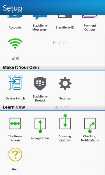 Tanış olun: yeni BlackBerry 10 əməliyyat sistemi - FOTOSESSİYA
