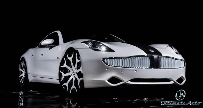 Fisker Karma bəzəndi - FOTO