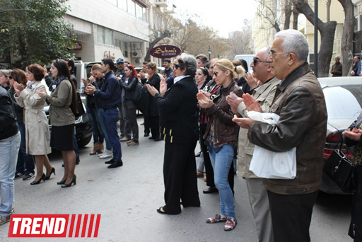 Xalq artisti Nodar Şaşıqoğlu II Fəxri xiyabanda dəfn olundu - YENİLƏNİB - FOTO