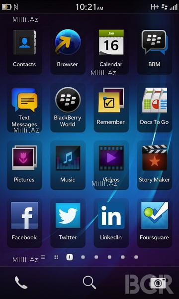 Tanış olun: yeni BlackBerry 10 əməliyyat sistemi - FOTOSESSİYA