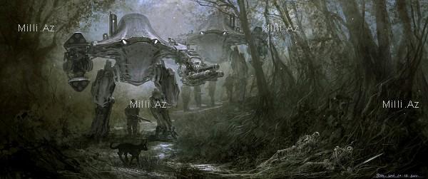 Gələcəyi çəkən məşhur rəssam - FOTO