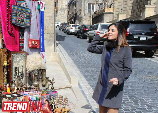 Ukraynanın "Eurovision 2013" təmsilçisi Bakı küçələrində heyrətə gəldi - FOTOSESSİYA