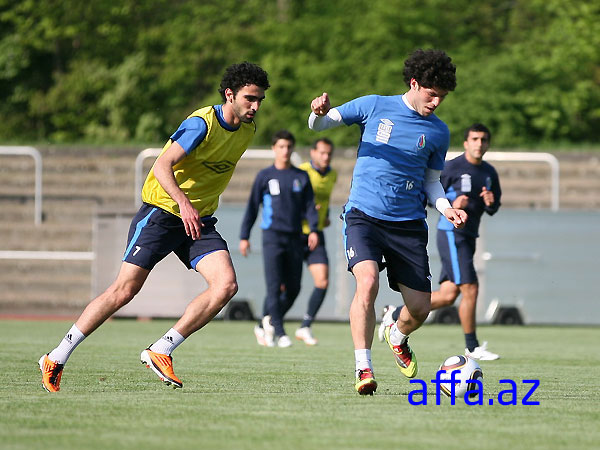Millimizin Almaniyada açıq məşqi – FOTO