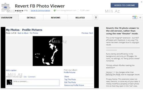 Əvvəlki Facebook-u qaytarmağın 10 yolu: Timeline-dan bezənlər üçün - FOTO