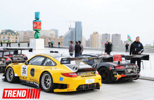 Heydər Əliyev Mərkəzində "Baku World Challenge 2014" avtoyürüşünə həsr olunmuş mətbuat konfransı keçirilib - FOTO
