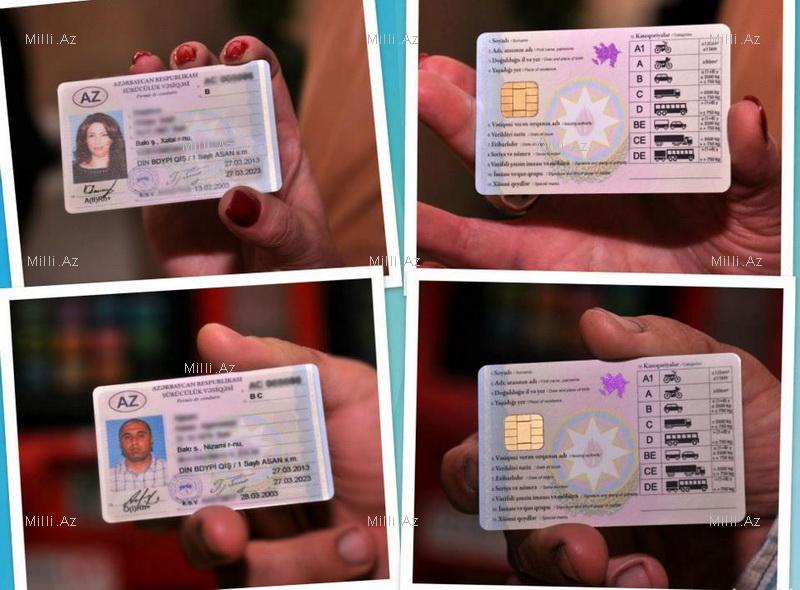 Azərbaycanın yeni sürücülük vəsiqələrini tanıyın - FOTO