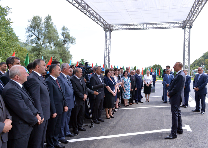 Prezident İlham Əliyev: "Biz bütün dövrlərdə, müstəqilliyin son 20 ili ərzində inamla irəliyə gedirik, öz gücümüzü artırırıq, iqtisadiyyatımızı gücləndiririk" - YENİLƏNİB - FOTO