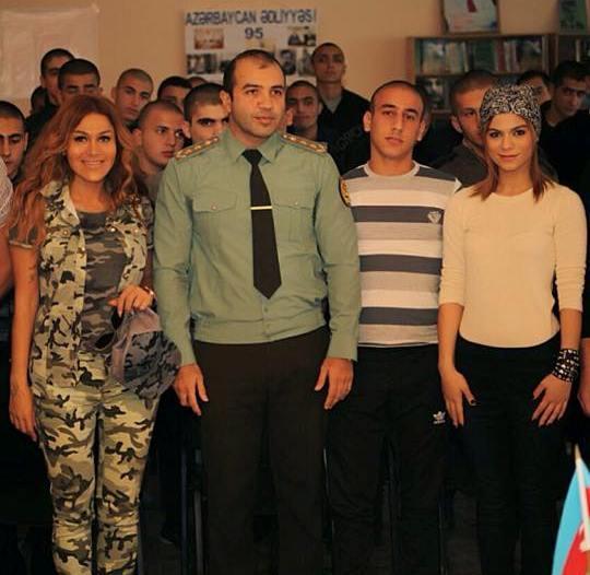 Rəqsanə qızı ilə təcridxanada - FOTO