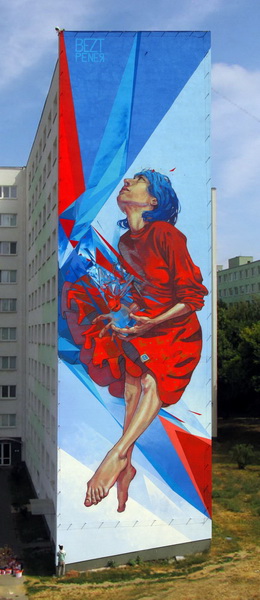 Küçə sənətindəki sürrealizm - FOTO