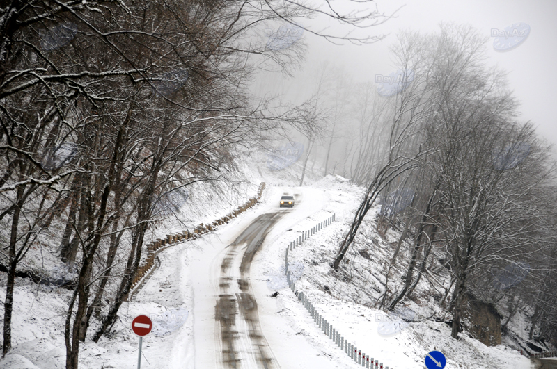 Azərbaycan dağlarının qış görüntüləri - FOTOSESSİYA