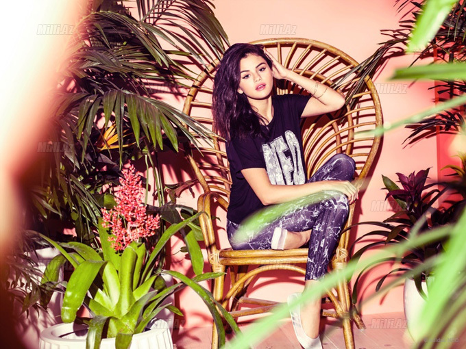 Selena Qomes yeni reklama çəkildi - FOTO