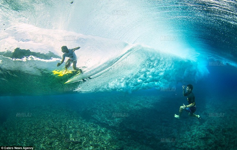 Dalğaları ram edən cəsurlar - FOTOSESSİYA
