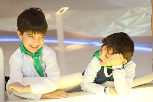 Heydər Əliyev Mərkəzinə məktəblilərin ekskursiya layihəsi maraq doğurub - FOTO