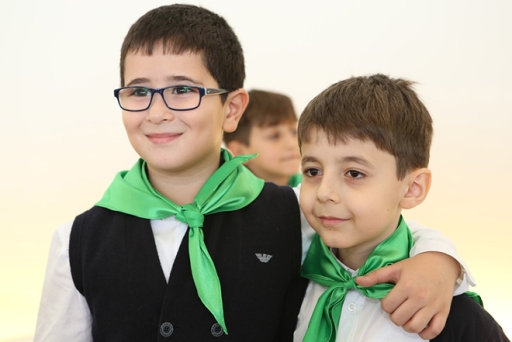 Heydər Əliyev Mərkəzinə məktəblilərin ekskursiya layihəsi maraq doğurub - FOTO