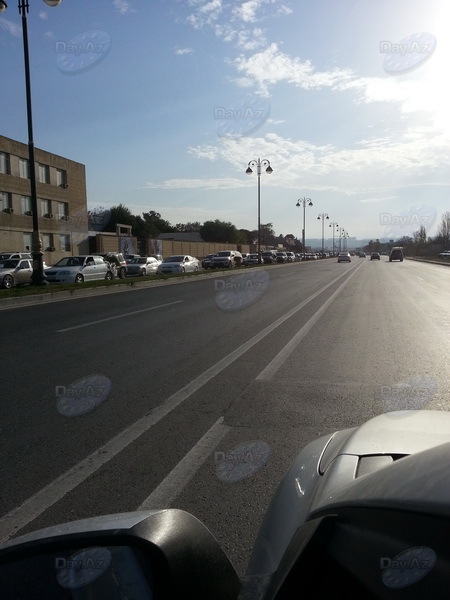 Bakının mərkəzində hərəkət "iflic" oldu - FOTO