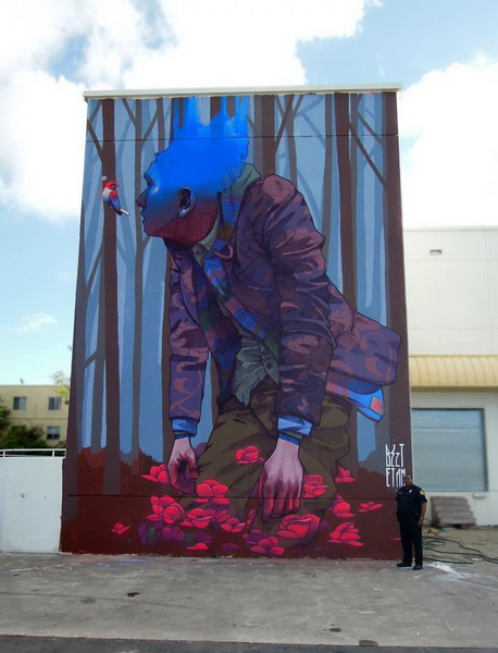 Küçə sənətindəki sürrealizm - FOTO