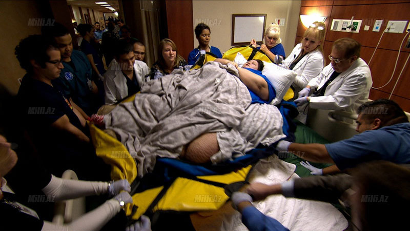 445 kq ağırlıqdan qurtulmaq istəyir - FOTO