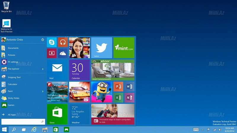 Microsoft inqilab edir. Windows 10 gəlir - FOTO