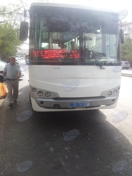 Bakıda özbaşına avtobus marşrutları - SİYAHI - FOTO