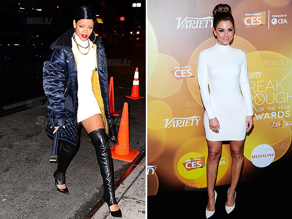 Paltarların savaşı: Rihannanın rəqibi kim oldu? - FOTO