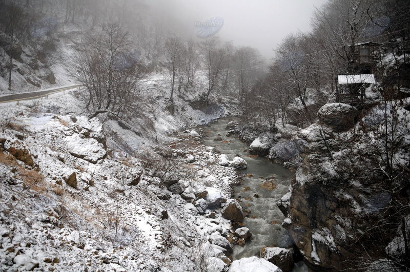 Azərbaycan dağlarının qış görüntüləri - FOTOSESSİYA