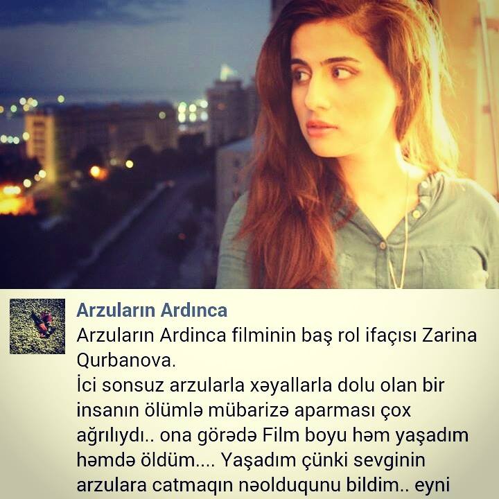 Aktrisa Zarina Qurbanova: "Əslində, belə səhnələr bizdə həmişə səs-küyə səbəb olub" - FOTOSESSİYA